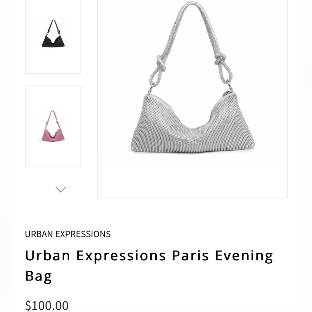 URBAN EXPRESSIONS Paris Evening Bag - Picture 4 of 17